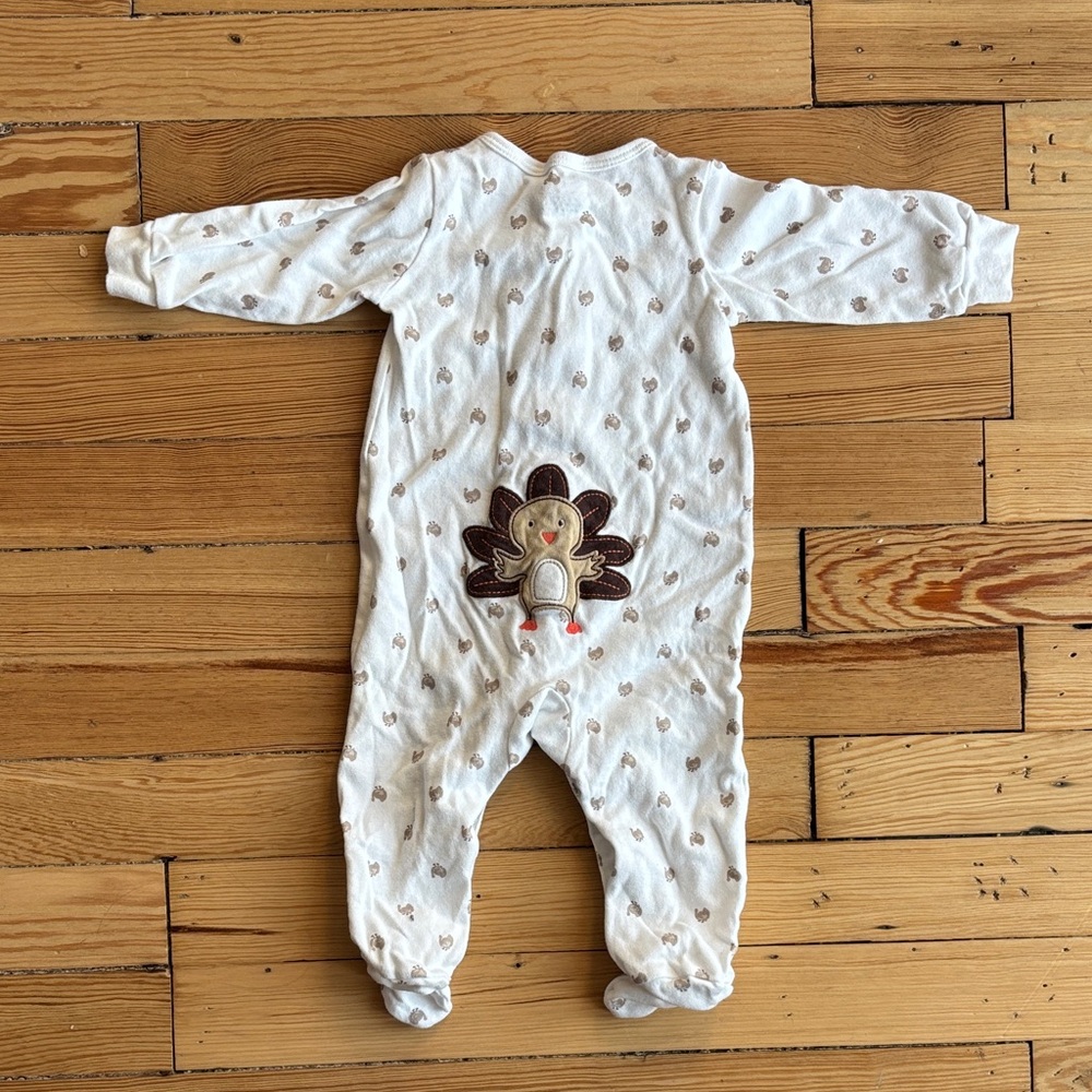 Thanksgiving PJs One Piece - Picture 3 of 3